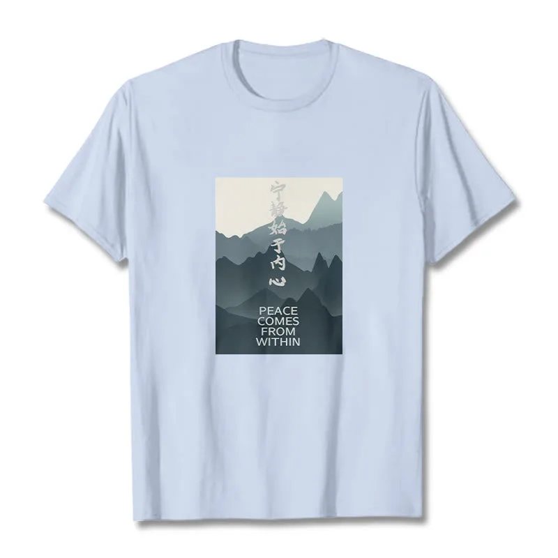 Mythstone Peace Comes From Within Tee T-shirt - Image 15