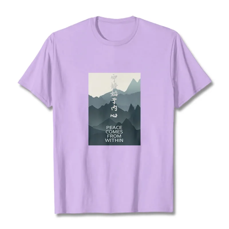 Mythstone Peace Comes From Within Tee T-shirt - Image 18