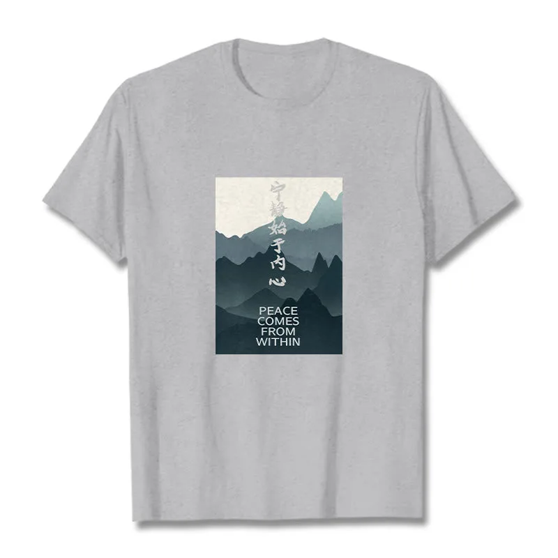 Mythstone Peace Comes From Within Tee T-shirt - Image 20