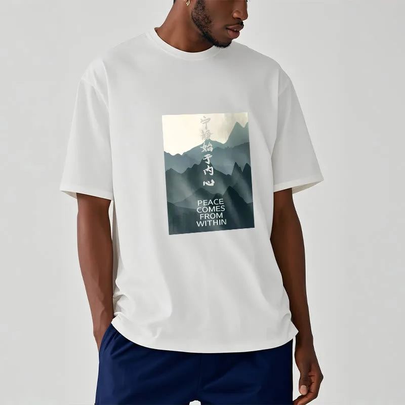 Mythstone Peace Comes From Within Tee T-shirt - Image 5