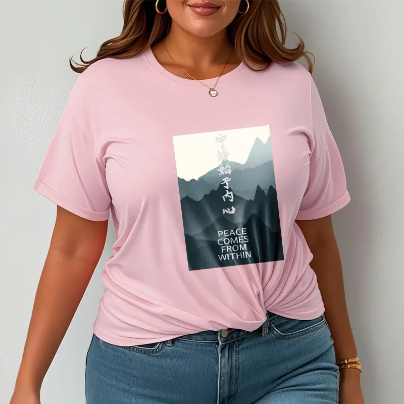 Mythstone Peace Comes From Within Tee T-shirt - Image 14