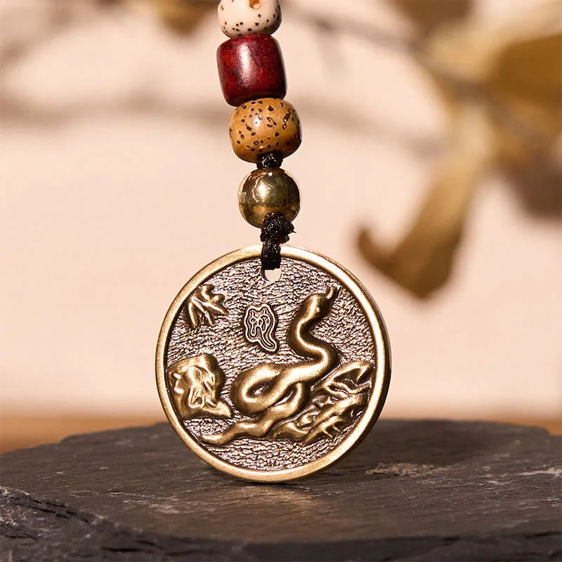 Mythstone Lucky Prosperity The Year of The Snake 2025 Green Jade Red String Protection Bundle - Image 8