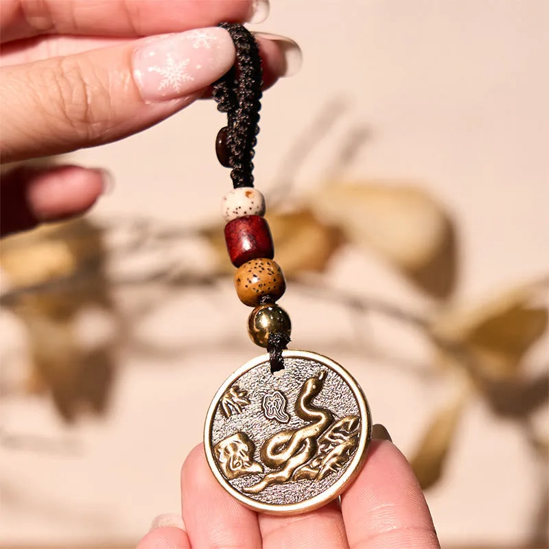 Mythstone Lucky Prosperity The Year of The Snake 2025 Green Jade Red String Protection Bundle - Image 9