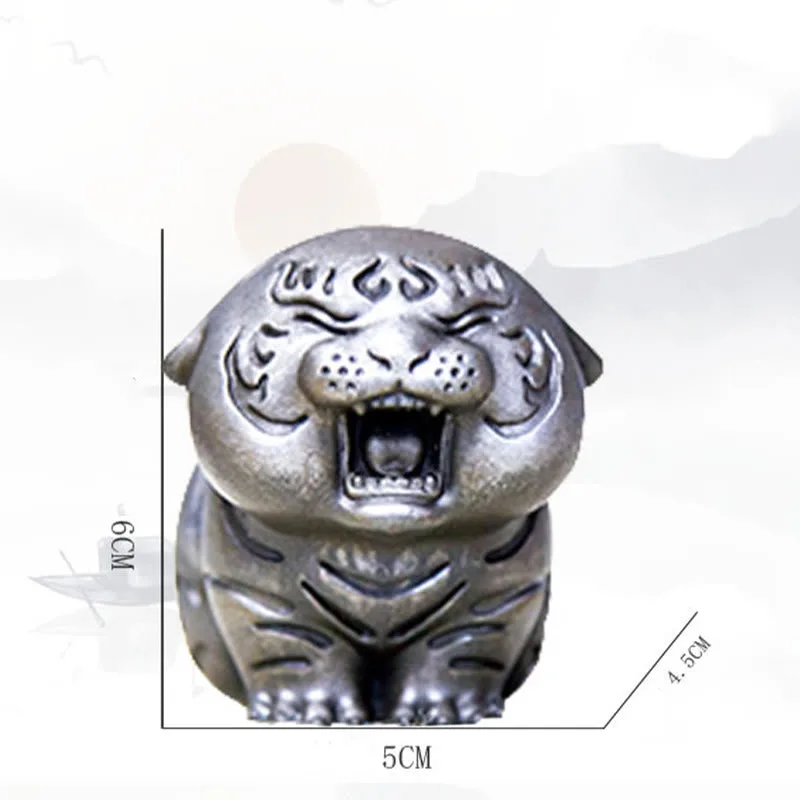 Mythstone Mini Cute Tiger Iron Powder Rust Cast Resin Statue Home Decoration - Image 32