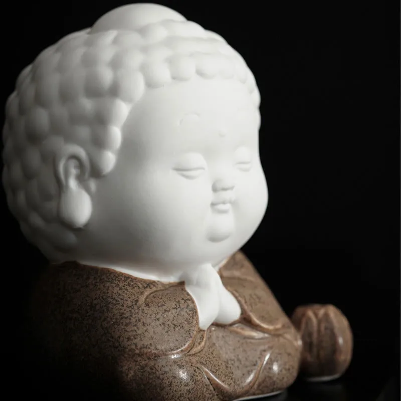 Mythstone Buddha Sitting Standing Reclining Ceramic Healing Incense Burner Desk Decoration - Image 13