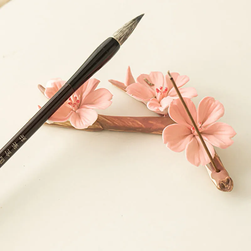 Mythstone Blooming Plum Blossom Branches Ceramic Healing Incense Burner Desk Decoration - Image 6