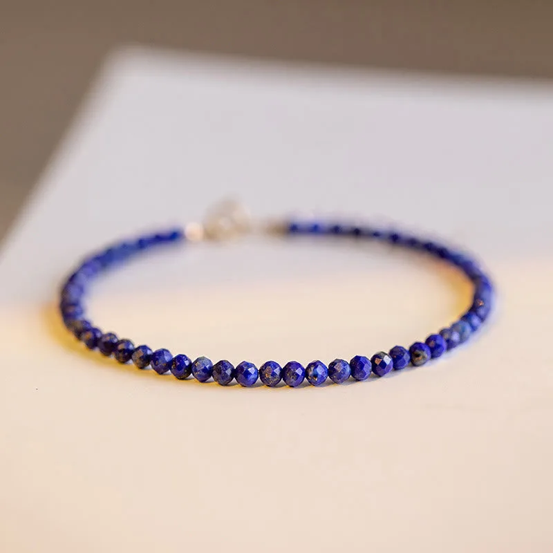 Mythstone Small Lazurite Ultra-Thin Beads Balance Bracelet - Image 7
