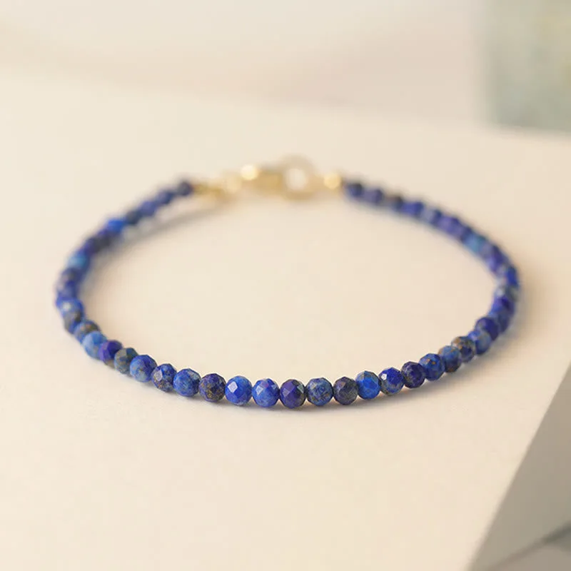 Mythstone Small Lazurite Ultra-Thin Beads Balance Bracelet - Image 9