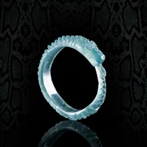 Mythstone Jade Stereo Carve Year Of The Snake Ring