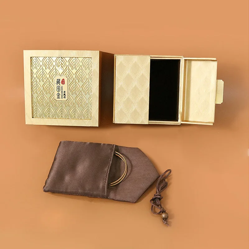 Mythstone Retro Jewelry Storage Feather Pattern Box Gift Box - Image 13