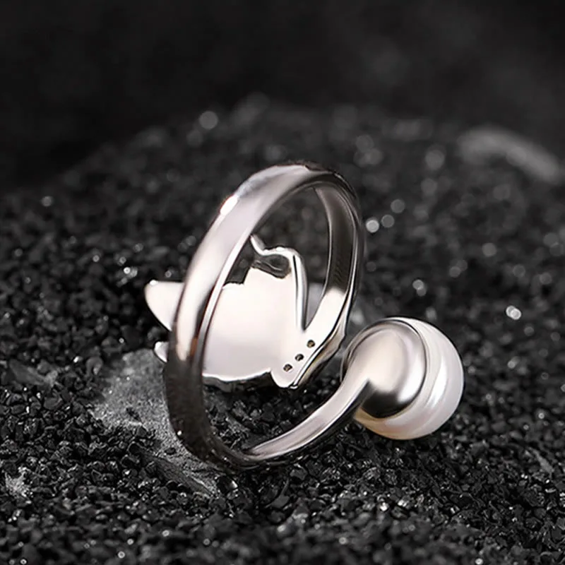 Mythstone 925 Sterling Silver Pearl Butterfly Healing Necklace Pendant Earrings Ring - Image 13