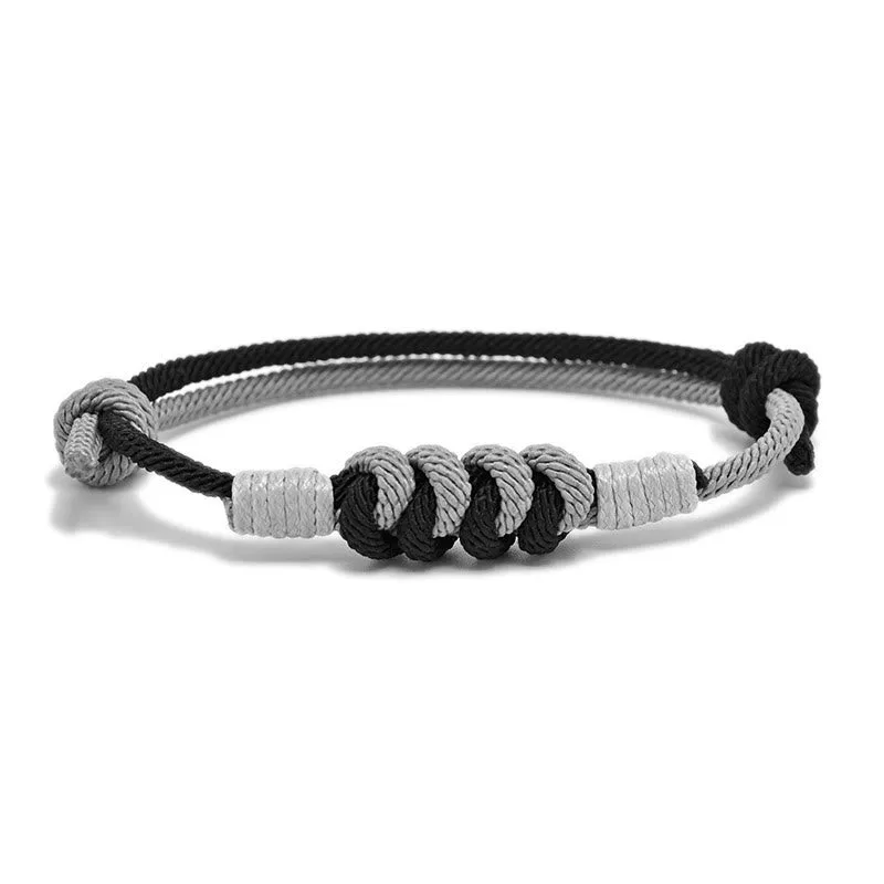 MythStone Simple Design King Kong Knot Strength Braid String Bracelet - Image 3