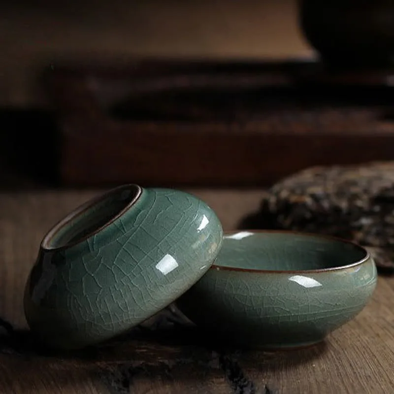 Mythstone Colorful Koi Fish Ceramic Teacup Kung Fu Tea Cup Bowl - Image 4