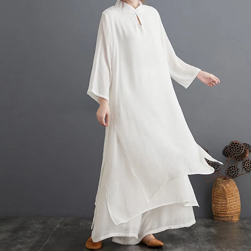 Mythstone Simple Pattern Meditation Prayer Spiritual Zen Practice Yoga Clothing Women's Set - Image 25