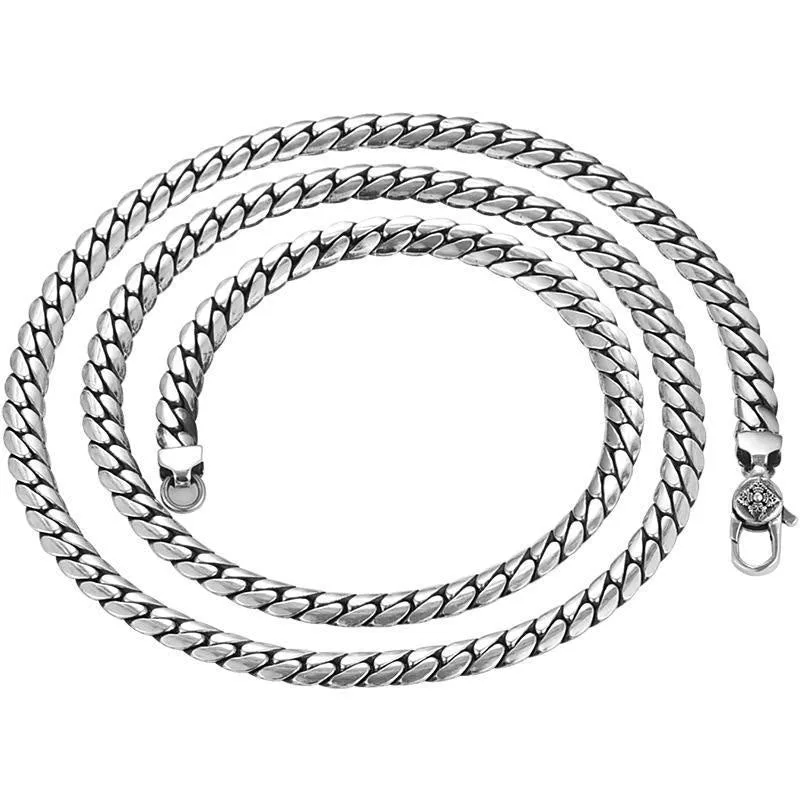 Mythstone Double Dorje Vajra Strength Punk Copper Chain Bracelet Necklace - Image 18