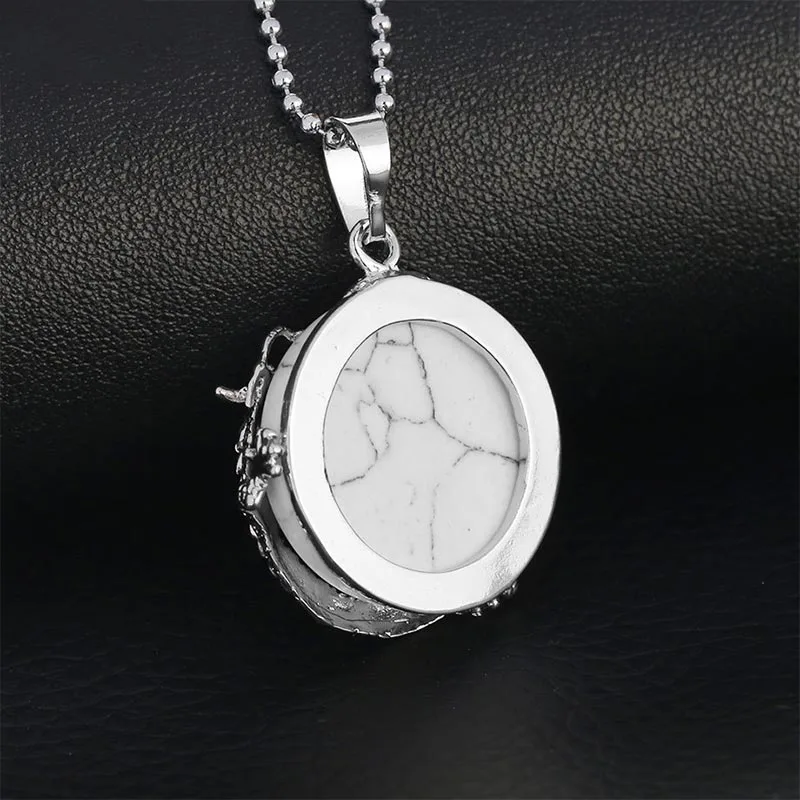 Mythstone Chinese Dragon Natural Quartz Crystal Healing Energy Necklace Pendant - Image 34