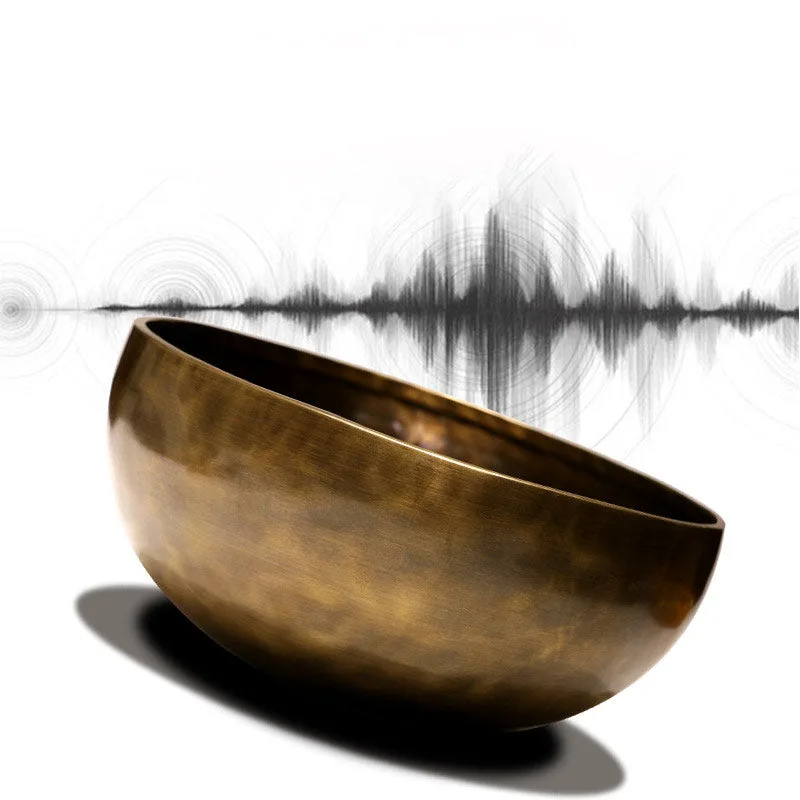 Mythstone Tibetan Sound Bowl Handcrafted for Healing and Meditation Positive Energy Singing Bowl Set - Image 6
