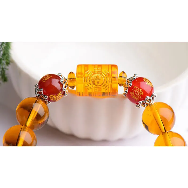Mythstone Natural Citrine Fortune Happiness Bracelet - Image 9