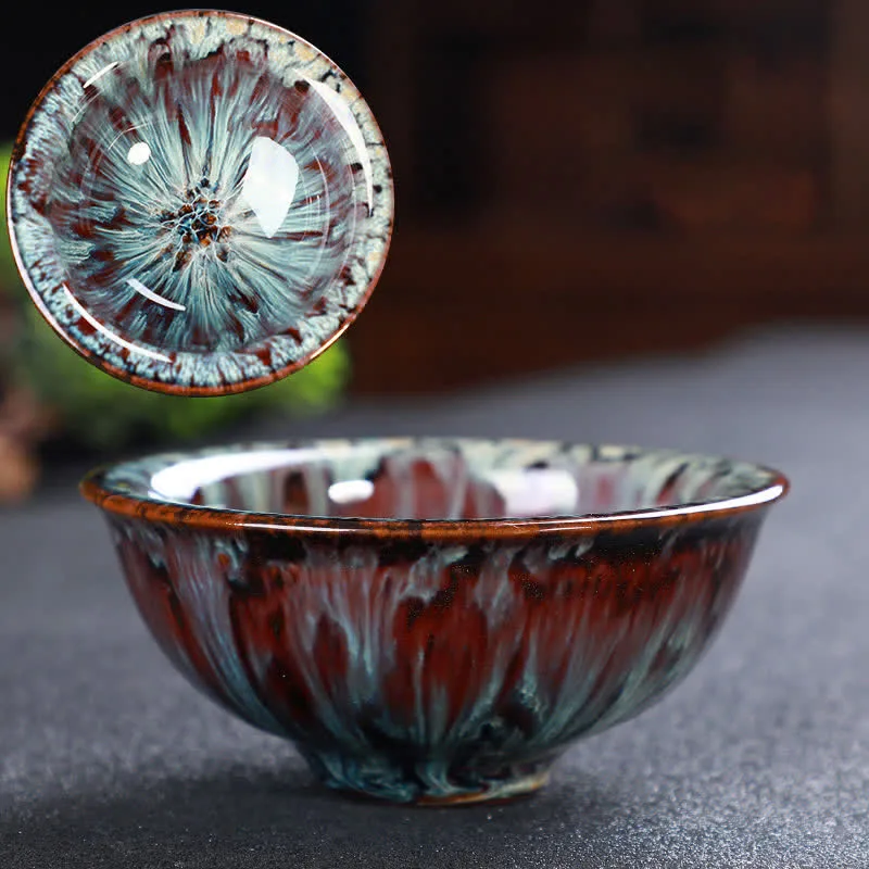 Mythstone Colorful Ceramic Teacup Home Office Tea Cups - Image 59