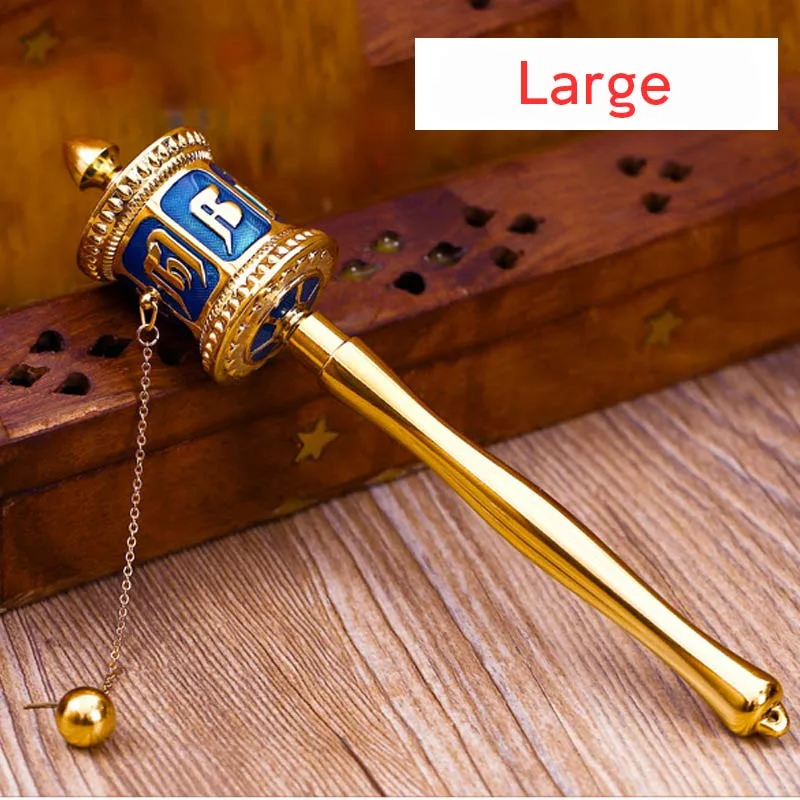 Mythstone Tibetan Prayer Wheel Six True Words Blessing Meditation Decoration - Image 8