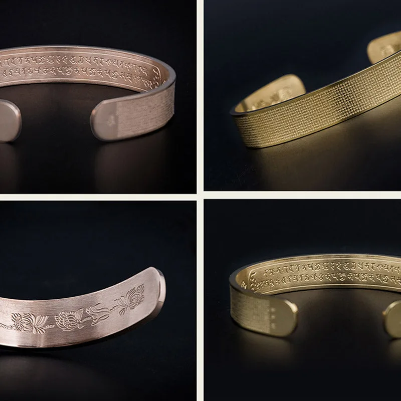 Mythstone Shurangama Mantra Engraving Titanium Steel Blessing Bracelet - Image 17