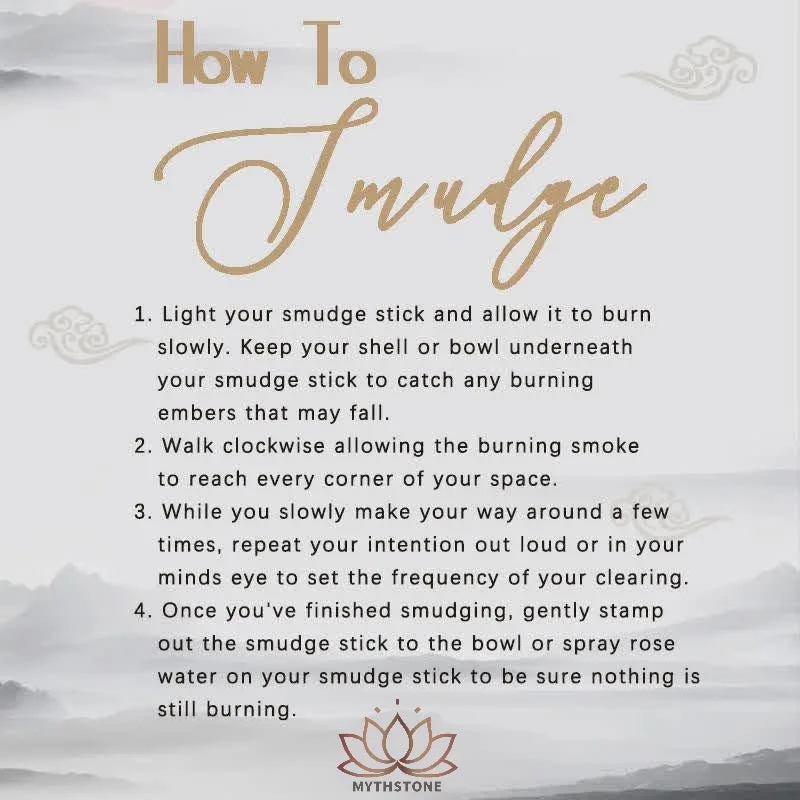 Mythstone Dragon's Blood Sage Smudge Stick for Home Negative Energy Cleansing Incense Healing Meditation Rituals - Image 7