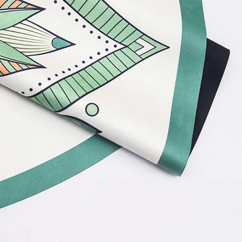 Mythstone Tibetan Lotus Mandala Enlightenment Foldable Natural Rubber Yoga Mat Decoration - Image 6