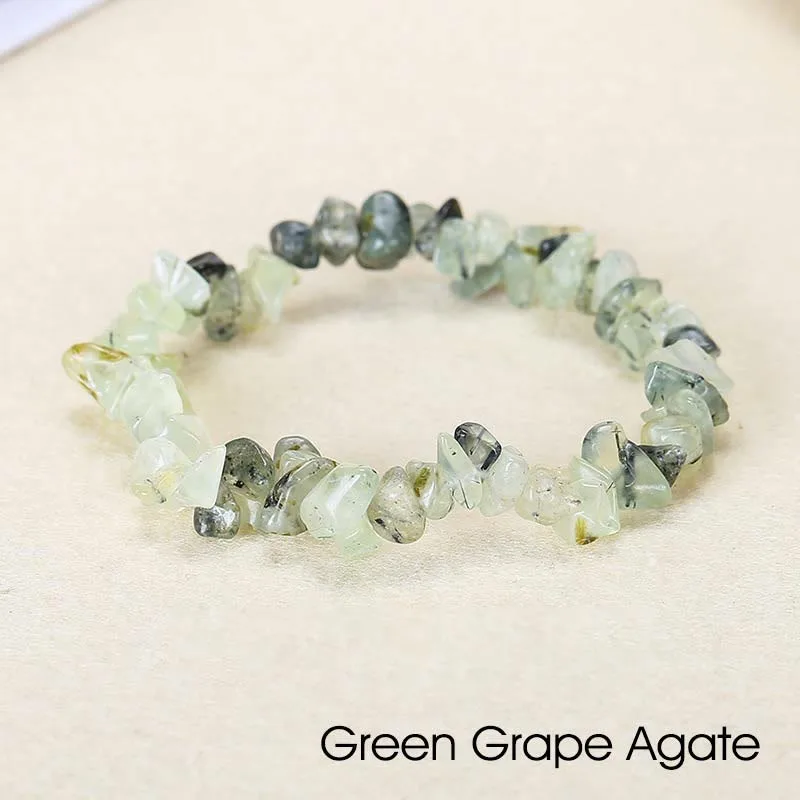Natural Irregular Shape Crystal Stone Warmth Soothing Bracelet - Image 53