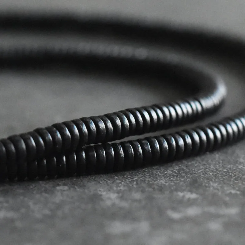 Mythstone Ebony Wood Copper Balance Multilayered Bracelet - Image 11