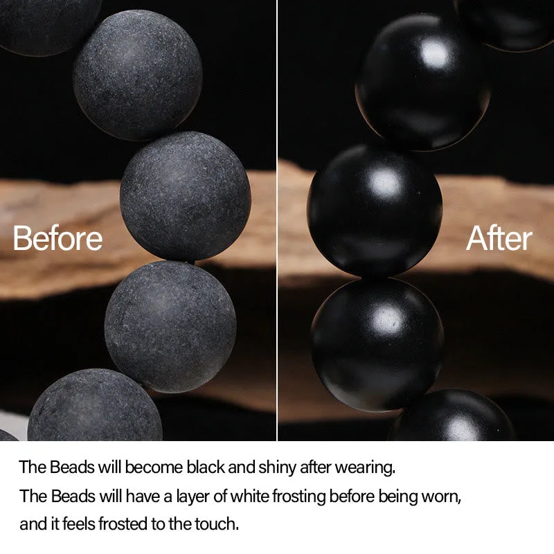 Mythstone Chinese Zodiac Natal Buddha Tibetan Cypress Healing Bracelet - Image 5