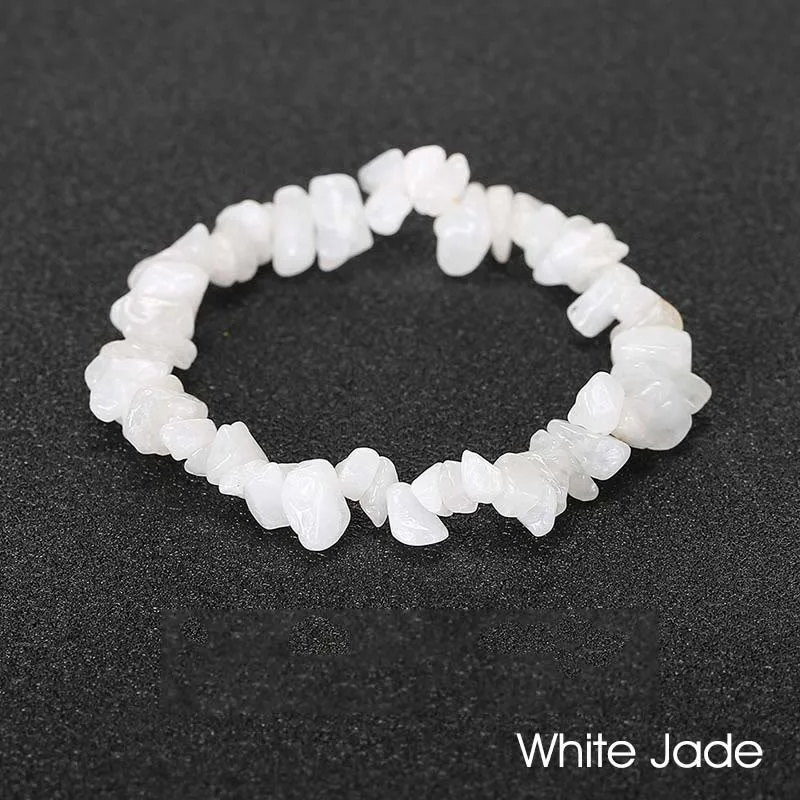 Natural Irregular Shape Crystal Stone Warmth Soothing Bracelet - Image 76