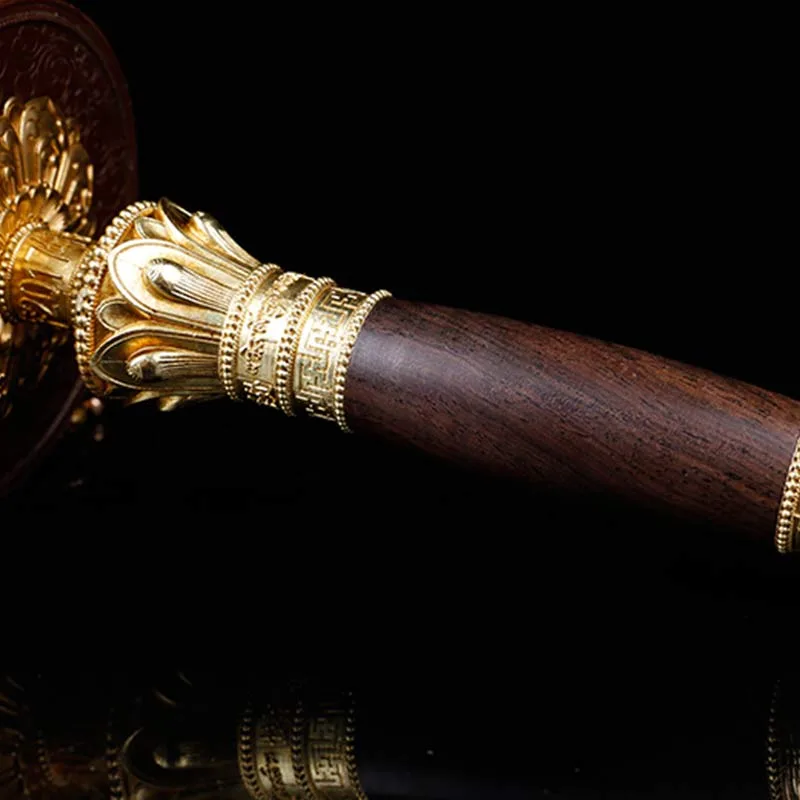 Mythstone Tibetan Prayer Wheel Six True Words Copper Balance Decoration - Image 8