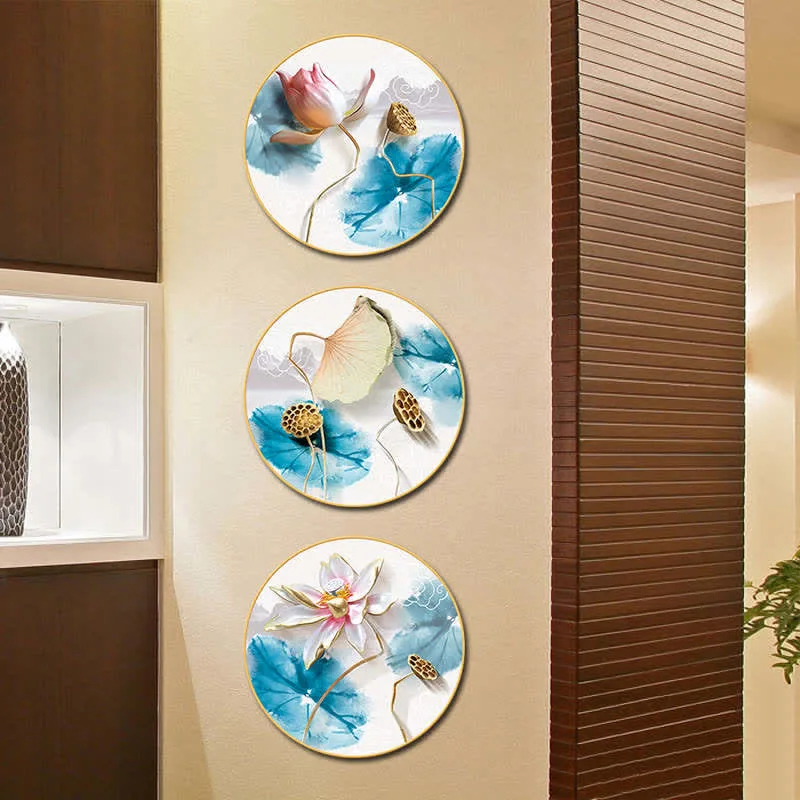 Mythstone 3Pcs Lotus Flower Meditation Enlightenment Wall Art Stickers - Image 6