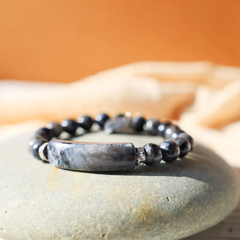 Mythstone Natural Quartz Love Heart Healing Beads Bracelet - Image 27