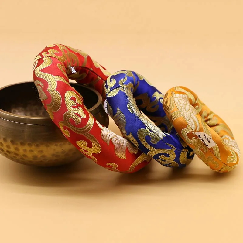 Tibetan Singing Bowl Handcraft Cushion Decoration - Image 2