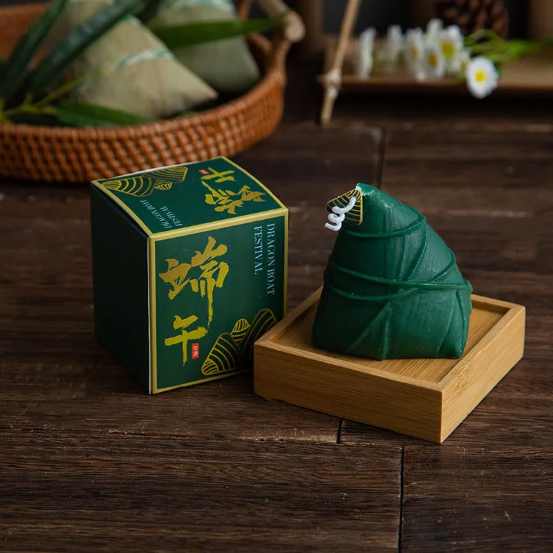 Mythstone Dragon Boat Festival Zongzi Pattern Scented Candle Gift For Family Friends - Image 4