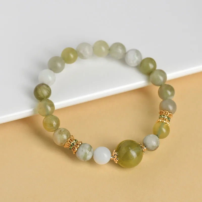Mythstone Green Grape Color Jade Abundance Bracelet - Image 5