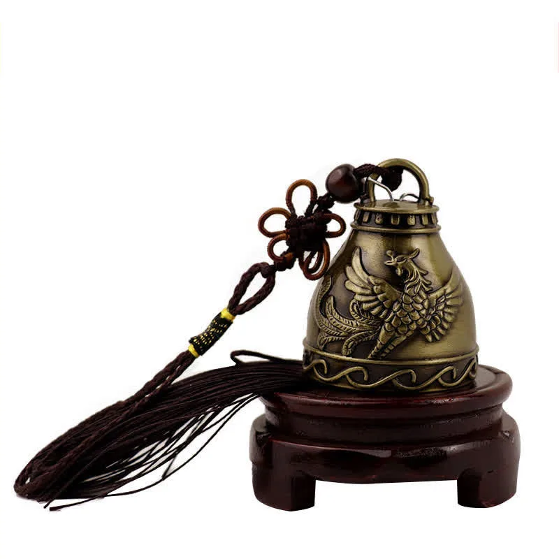 Mythstone - Feng Shui Buddha Koi Fish Phoenix Wind Chime Bell Luck Wall Hanging Decoration - Image 4