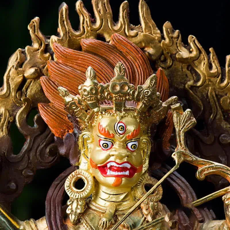 Mythstone Kurukulla Buddha Figurine Serenity Copper Statue Home Decoration - Image 6