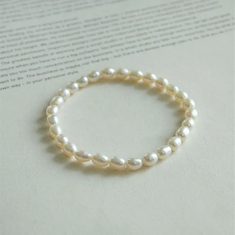 Mythstone Natural Pearl Healing Beaded Bracelet - Image 4