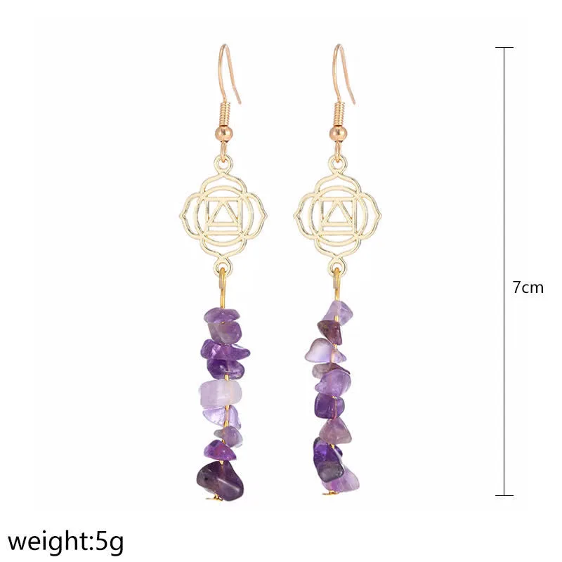 Healing Crystals Zen Cairn Confidence Earrings - Image 15