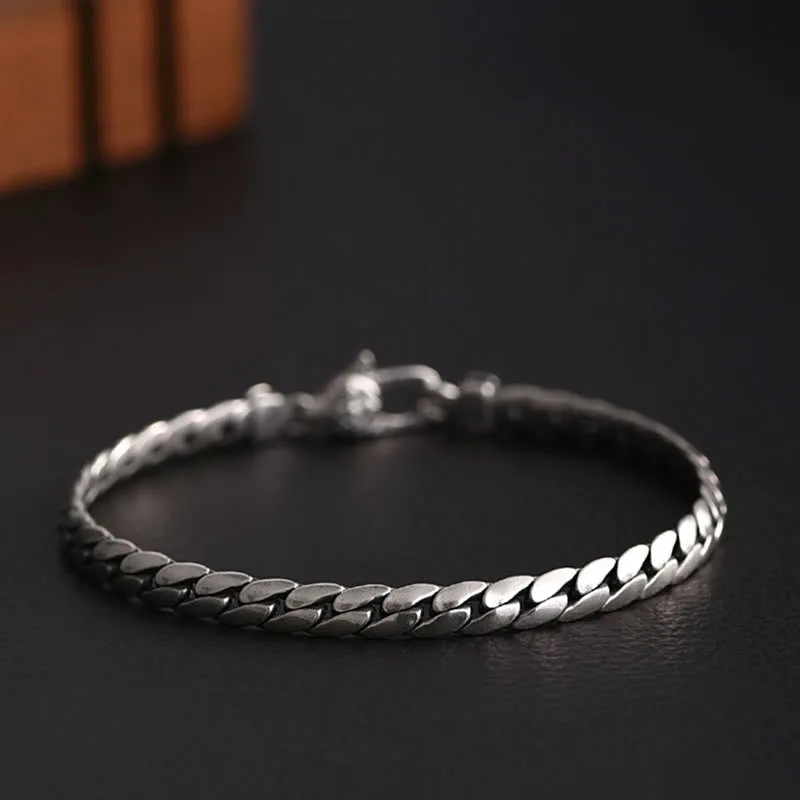 Mythstone Double Dorje Vajra Strength Punk Copper Chain Bracelet Necklace - Image 2