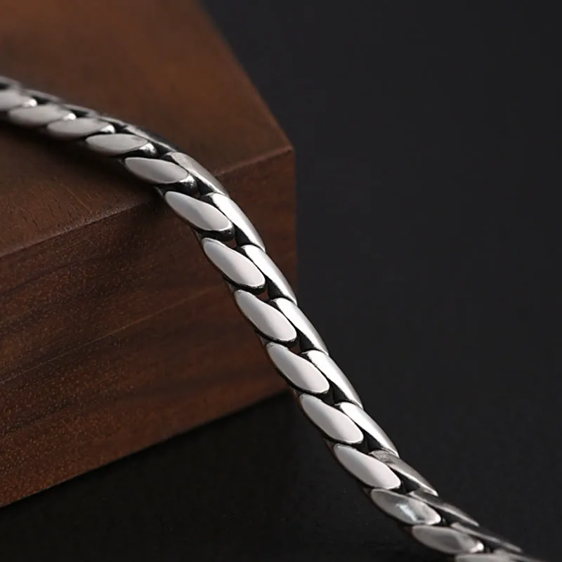 Mythstone Double Dorje Vajra Strength Punk Copper Chain Bracelet Necklace - Image 4