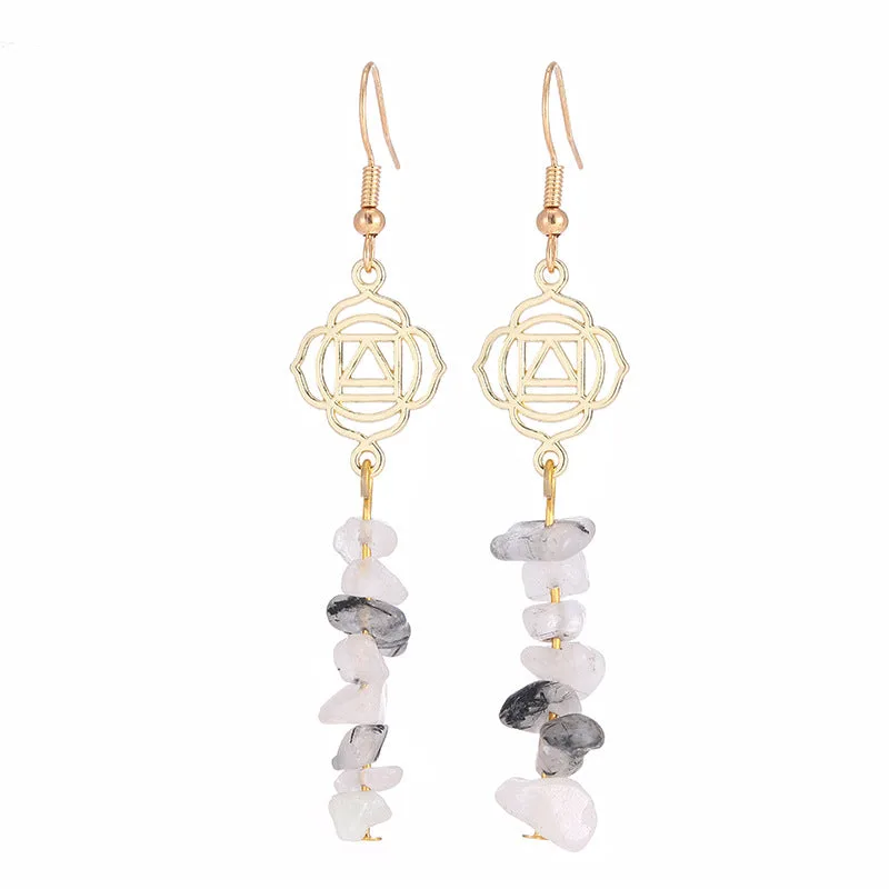 Healing Crystals Zen Cairn Confidence Earrings - Image 11