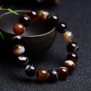 Mythstone Tibetan Sardonyx Happiness Positive Bracelet