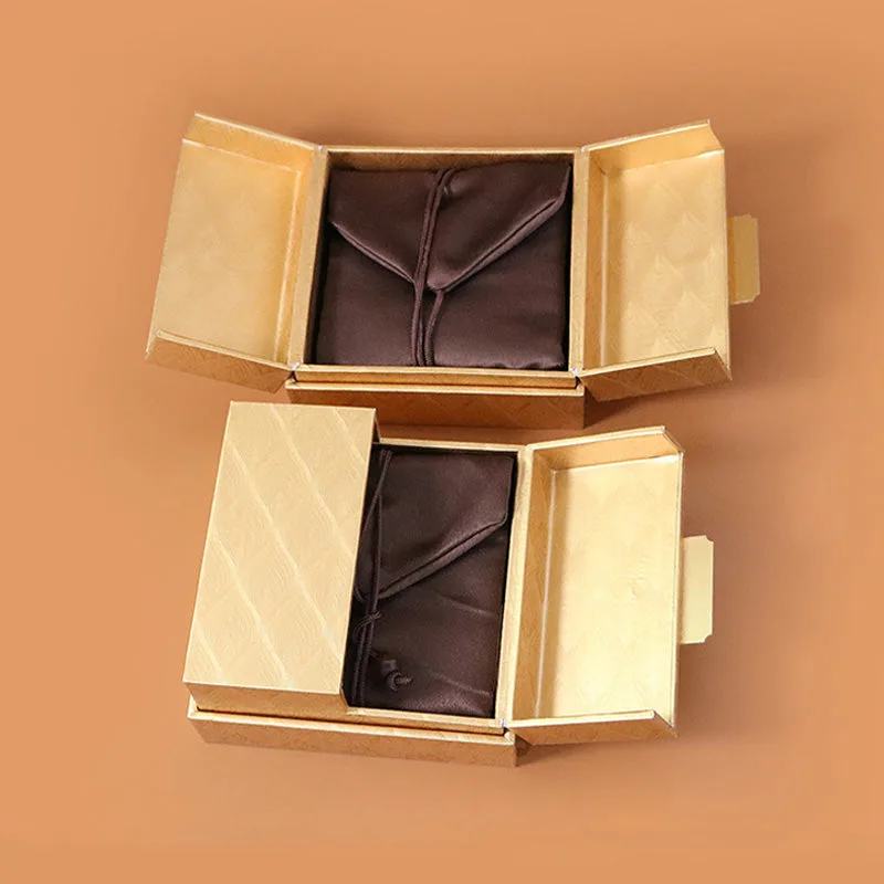 Mythstone Retro Jewelry Storage Feather Pattern Box Gift Box - Image 4