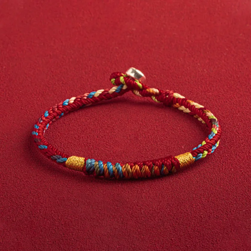 Mythstones "May You Be Safe And Lucky In The Year Ahead" Multicolored Bracelet - Image 2