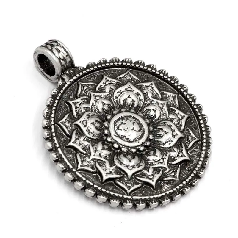 Six True Words Love Peace Flower Pattern Necklace - Image 14