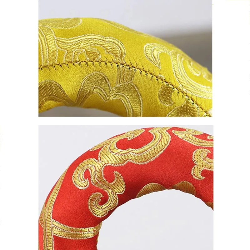 Tibetan Singing Bowl Handcraft Cushion Decoration - Image 6