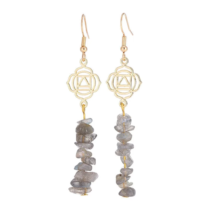 Healing Crystals Zen Cairn Confidence Earrings - Image 27